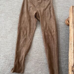 Brown Suede Pants